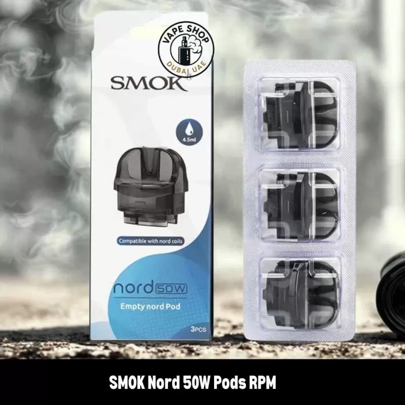 SMOK Nord 50W Pods RPM NORD LP2 Replacement Pod Cartridge in Dubai UAE - LP2 Empty Cartridge, NORD Empty Cartridge