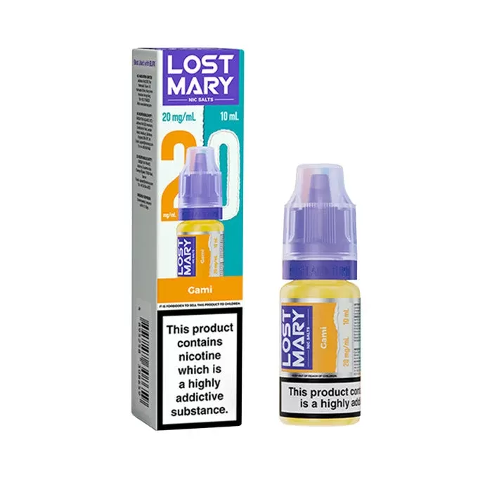 Gami Nic Salt E-Liquid by Lost Mary - 10mg – Medium Strength, 20mg – High Strength