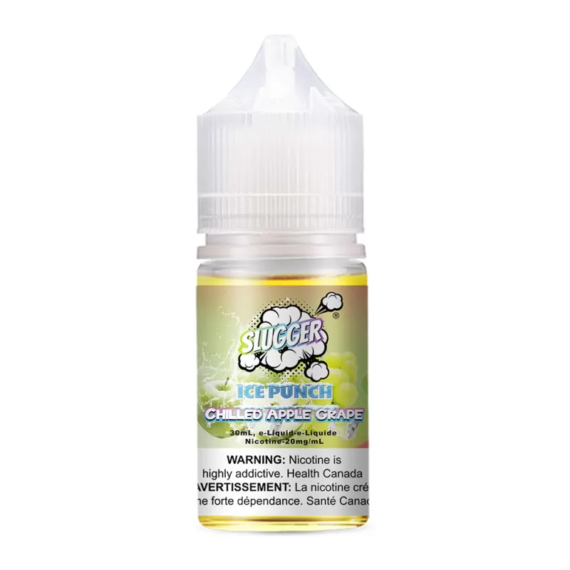 Slugger Ice Punch Series Chilled Apple Grape – 30ml Nic Salt - Vapebazaar Pk