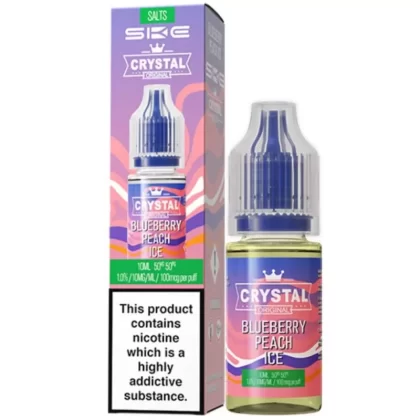 Blueberry Peach Ice Nic Salt E-Liquid Original Series by SKE Crystal (10ml)