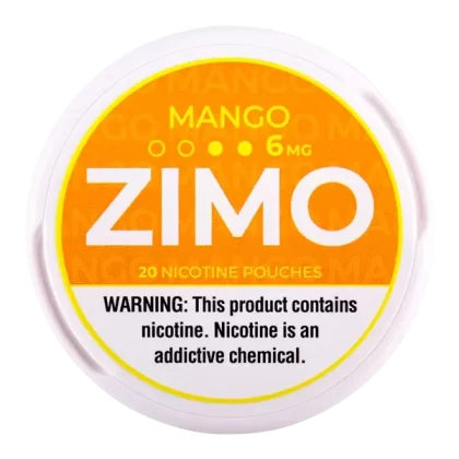 Mango ZIMO Pouches - Nicotine#6mg>8mg~Size#Single>5 Pack (63CEC7)