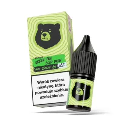 Liquid Go Bears Salt Tea 8ml 20mg Green Tea Cold Brew Ice