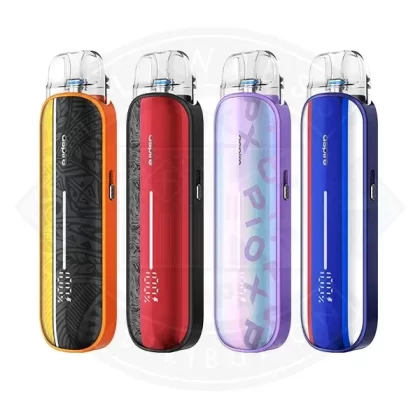 Aspire Pixo Aura Vape Kit - Colours#Carbon Black>Crimson Red>Graffiti Grey>Sakura Pink>Tribal Orange>Vast Blue