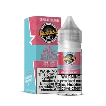 Vapetasia Salt E-Liquid – Iced Milk of the Poppy