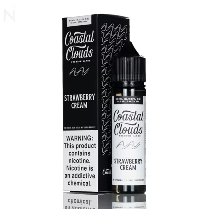 Coastal Clouds E-Liquid - Strawberry Cream - 60mL