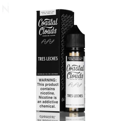 Coastal Clouds E-Liquid - Tres Leches - 60mL - 3mg