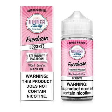 Strawberry Macaroon Dinner Lady TFN 100mL