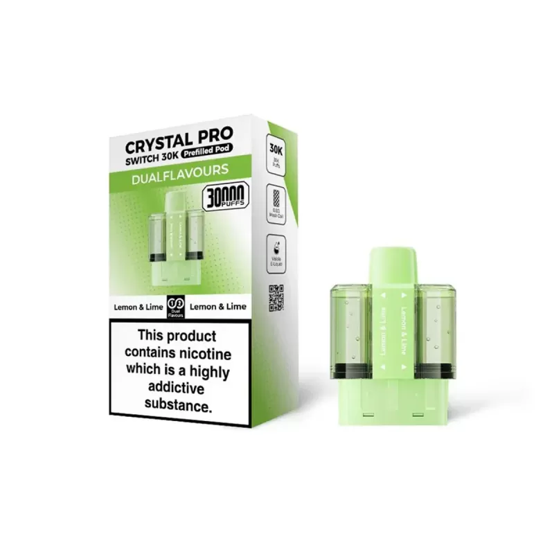 Crystal Pro Switch 30K Prefilled Pods - Strawberry Raspberry Ice - Image 2