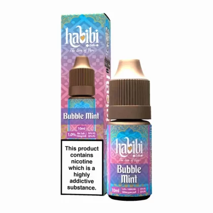 Habibi Bubble Mint Nic Salt Vape Juice - 10 Pack - 10mg