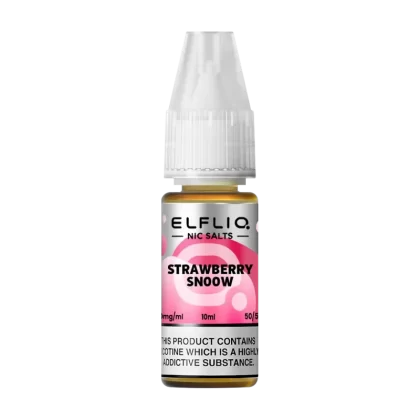 Strawberry Snoow Elfliq Nic Salt by Elfbar