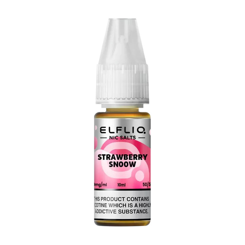 Strawberry Snoow Elfliq Nic Salt by Elfbar
