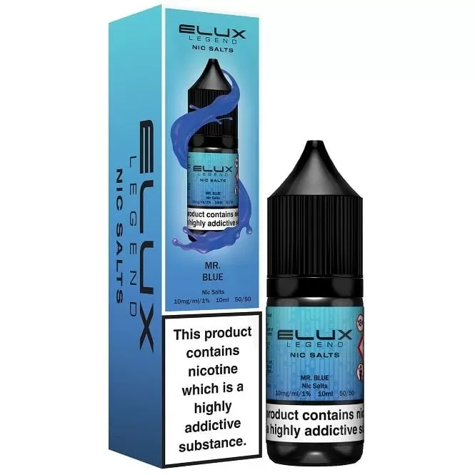 ELUX Mr. Blue Nic Salt E Liquid – Legend Series (10ml)