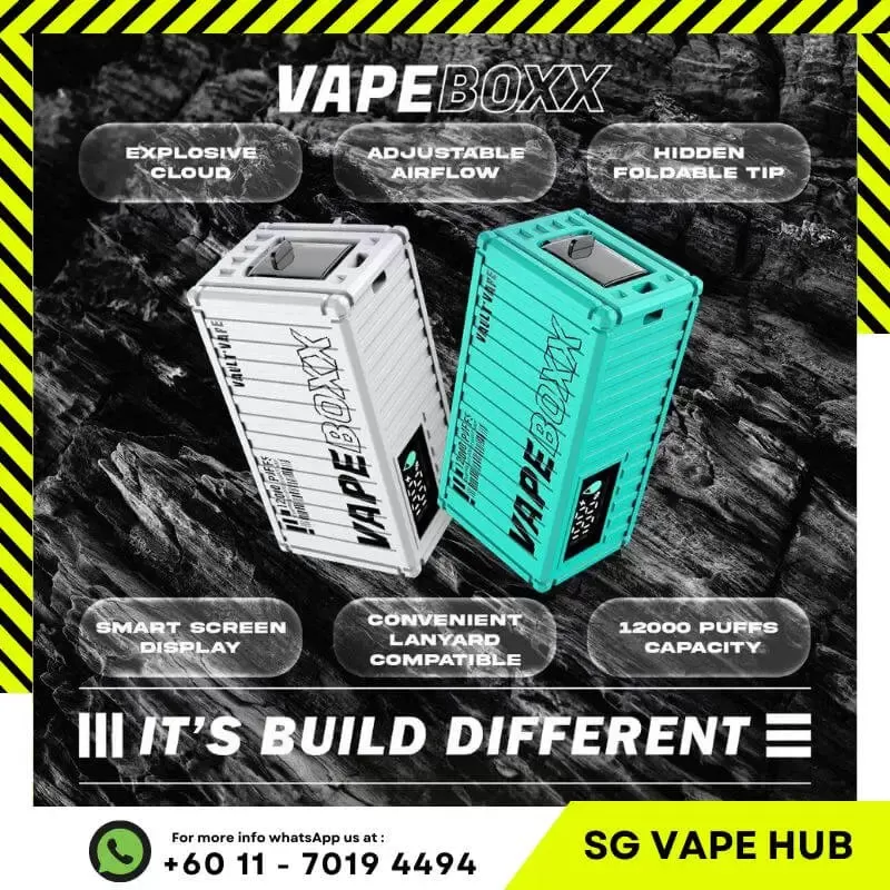 VAPEBOXX 12,000 Puffs - Blackcurrant Grape - Image 3