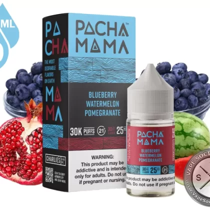 Blueberry Watermelon Pomegranate PACHA MAMA Salt 30ml