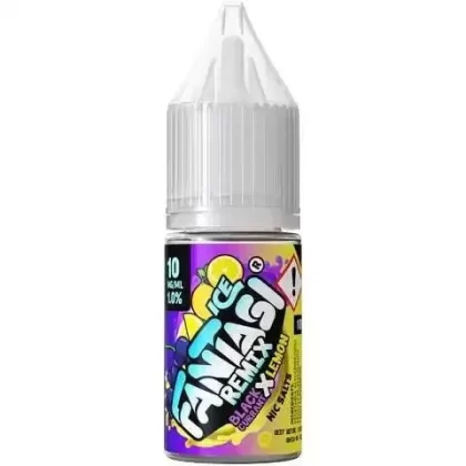 Fantasi Remix 10ml Nic Salt E-Liquid - Flavour#Blackcurrant x Grape Apple>Blackcurrant x Lemon ICE>Blue Raspberry x Lemonade>Blue Raspberry x Cherry ICE>Grape x Strawberry>Tropical x Thunder
