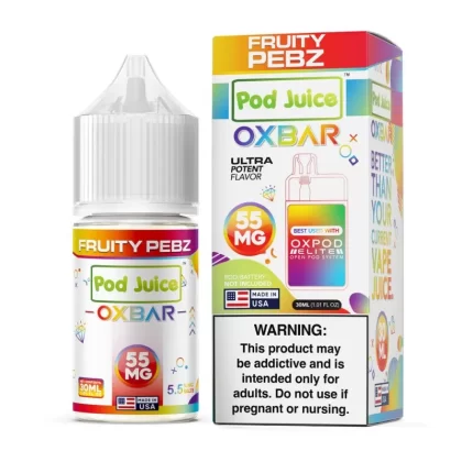 Pod Juice SALT Synthetic E-Liquid 30ml - Banana Ice / 45mg - Skullvaping