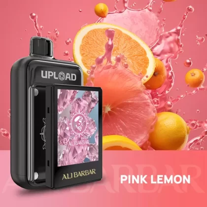ALIBARBAR UPLOAD 25000 PUFFS – Pink Lemon - Oil Tank + Screen, Oil Tank Only (7256AB)