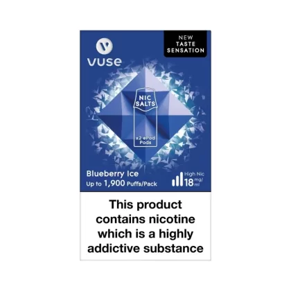 Vuse ePod Taste Sensation Blueberry Ice Pods (2 Pack) - Strength#18mg