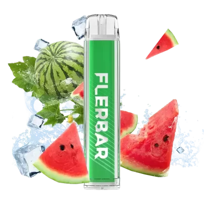 Flerbar – Pink Watermelon - Flerbar / Limonade / Wassermelone / 550 mAh / Aromastoffe / Nikotin / 1-Ethylpiperidin-3-ol / Nikotin-Benzoat / Propylenglykol / pflanzliches Glycerin / 20mg/ml / ca. 600