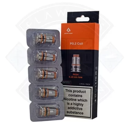 Geek Vape P Mesh Replacement Coils 5pcs/pack - Size#0.4ohm>0.2ohm