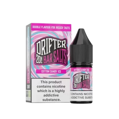 Drifter Bar Nic Salt 10ml E-Liquid – Cotton Candy Ice