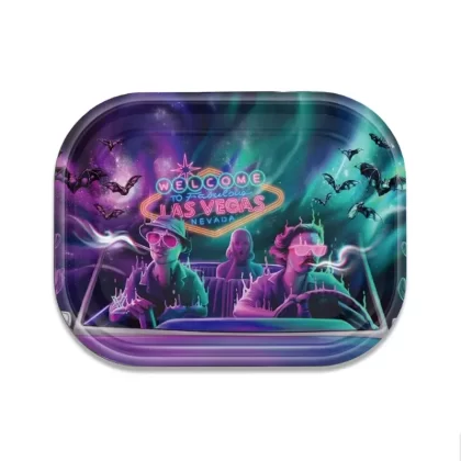 V Syndicate Bat Country Metal Rolling Tray – 7in