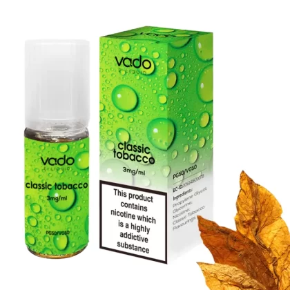 Classic Tobacco E-Liquid 10ml by Vado