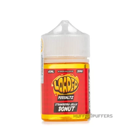 Loaded Nic Salt – Strawberry Jelly Donut 60mL - Nicotine Strength#35mg>50mg