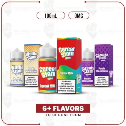 Slam 100ml E-Juice 0MG - Thevapersworld
