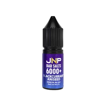 JNP 6000+ Bar Salts Blackcurrant Aniseed E Liquid - Nicotine Strength#20mg>10mg (74282B)