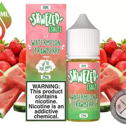 Watermelon Strawberry SKWEZED SALT 30ml - Vape Product, Vape Product