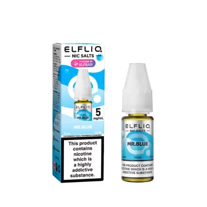 Elf Bar ElfLiq Mr Blue Nic Salt E-Liquid - 10mg - Vape Product