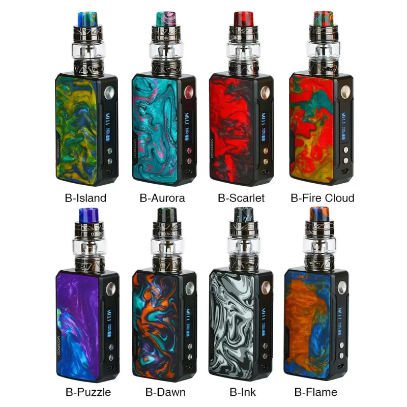 Voopoo Drag 2 Kit with Uforce T2 5ml Tank - Scarlet