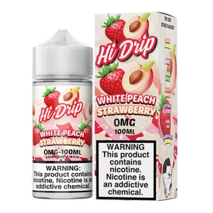 White Peach Strawberry | Hi-Drip | 100ml - 0MG