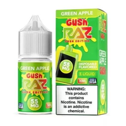 Green Apple Gush – Pod Juice Salts x RAZ E-Liquid – 30mL
