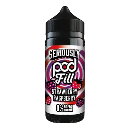 Strawberry Raspberry By Seriously Pod Fill 100ml Shortfill - Vape Store