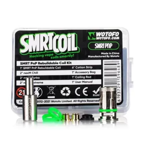 Wotofo SMRTCOiL PNP Rebuildable Coil Kit - Ejuicewarehouse