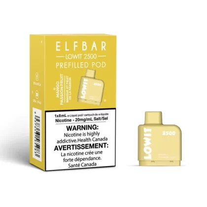 ELF BAR LOWIT 2500 – MANGO PASSIONFRUIT