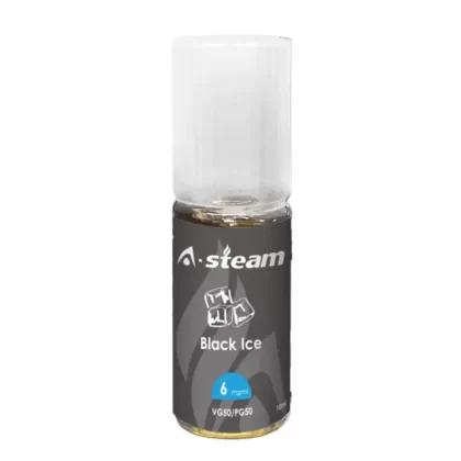 A Steam 10ml Black Ice 50/50 Vape Juice - 10 Pack - Strength