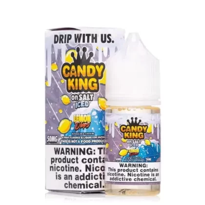 Candy King on Salt Iced Lemon Drops eJuice - Vape Product; Vape Product, Vape Product