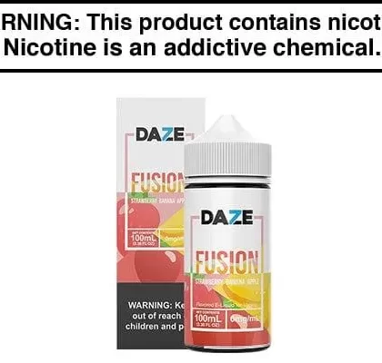 STRAWBERRY BANANA APPLE BY 7 DAZE FUSION 100ML - Vapejuice