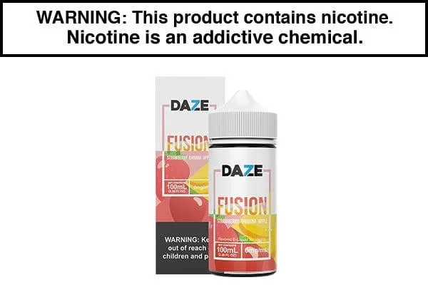 STRAWBERRY BANANA APPLE BY 7 DAZE FUSION 100ML - Vapejuice