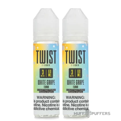 Twist E-liquids – The White Grape 120mL - Nicotine Strength#0mg>3mg>6mg