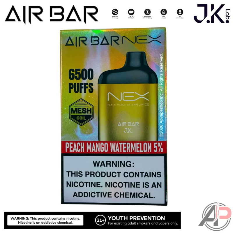 Air Bar Nex 6500 Puffs Disposable Vape Device - Banana frost, Berry Bliss - Image 3