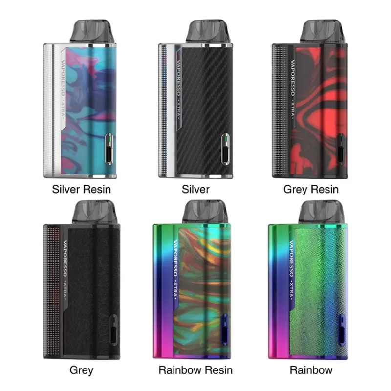 Vaporesso XTRA 11W-16W Pod Kit 900mAh - Rainbow - Image 2