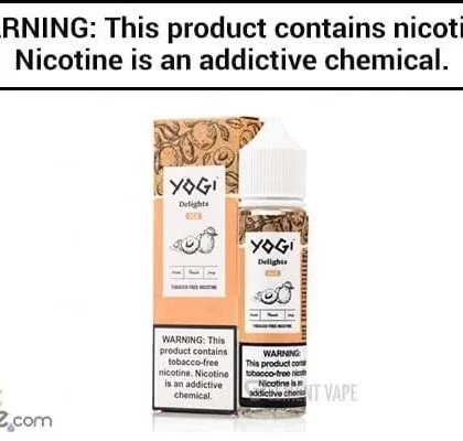 PEACH ICE BY YOGI DELIGHTS 60ML - Vapejuice