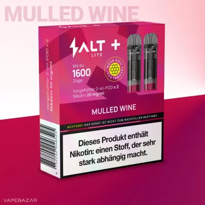 Salt+ Lite Pod – Mulled Wine (2er Pack) - Orange / Zimt