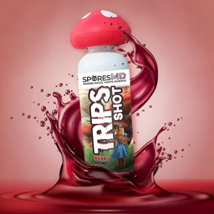 SporesMD Trips Shot | Berry – 60ml - Purecbdvapors