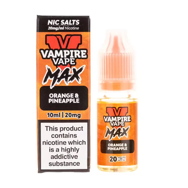 Orange & Pineapple Nic Salt E-Liquid by Vampire Vape Max - 20mg