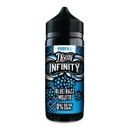 Doozy Infinity 100ml Shortfill E-Liquid 50VG Blue Razz Mojito - Title#0mg